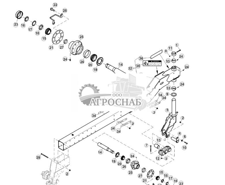 Main Frame, Caster Wheel Support (775101 - ) - ST903680 26.jpg